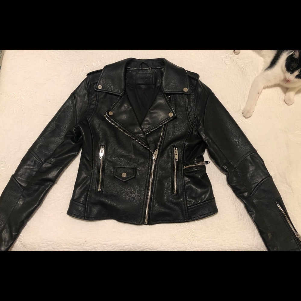 Blank NYC faux leather jacket